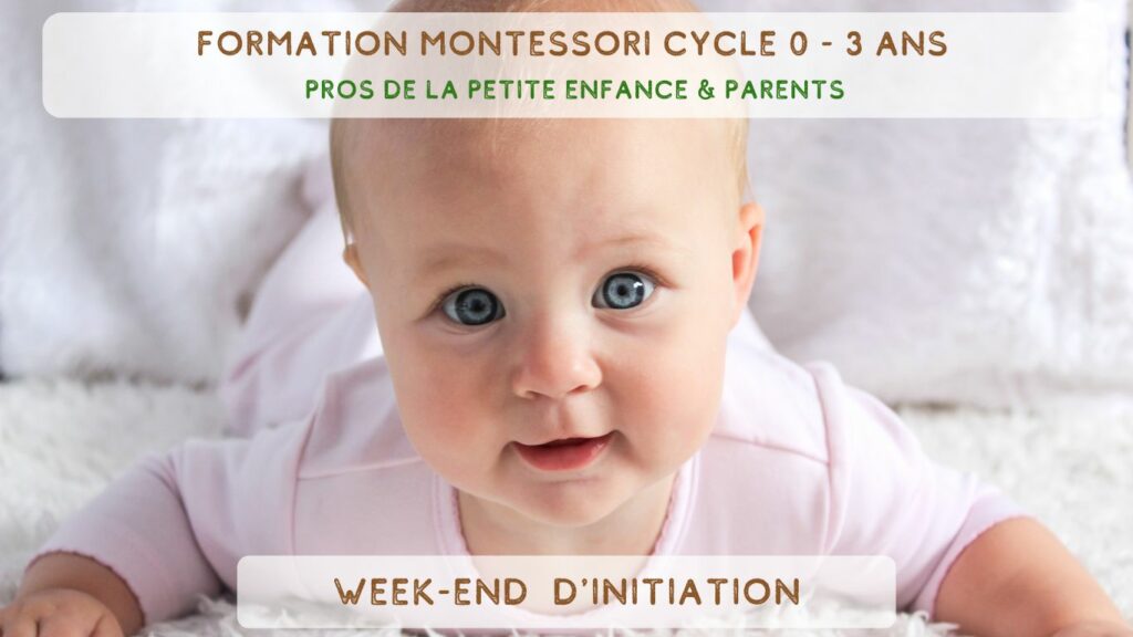 Formation Montessori 0-3 ans